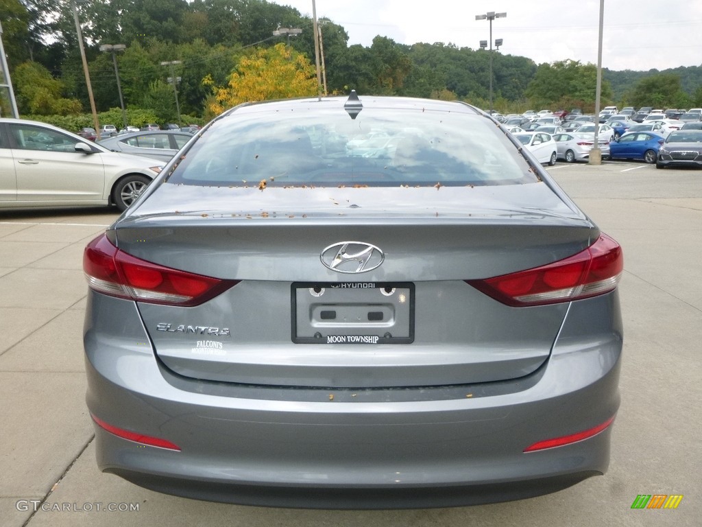 2018 Elantra Value Edition - Galactic Gray / Black photo #2