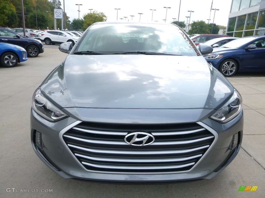 2018 Elantra Value Edition - Galactic Gray / Black photo #5