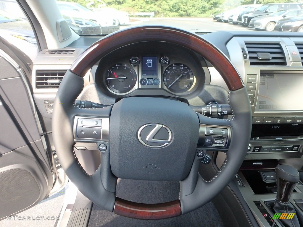 2018 Lexus GX 460 Black Steering Wheel Photo #122825531