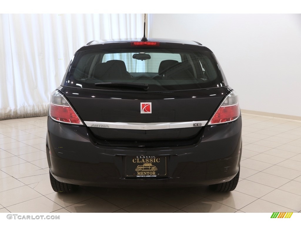 2008 Astra XE Sedan - Black Sapphire / Charcoal photo #13