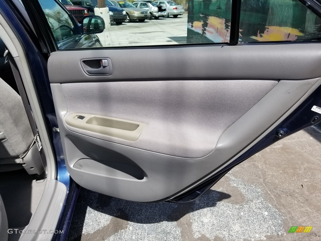 2002 Camry LE V6 - Catalina Blue Metallic / Stone photo #13