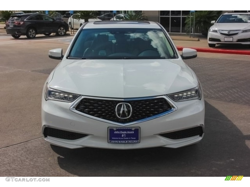 2018 TLX V6 Technology Sedan - Bellanova White Pearl / Parchment photo #2