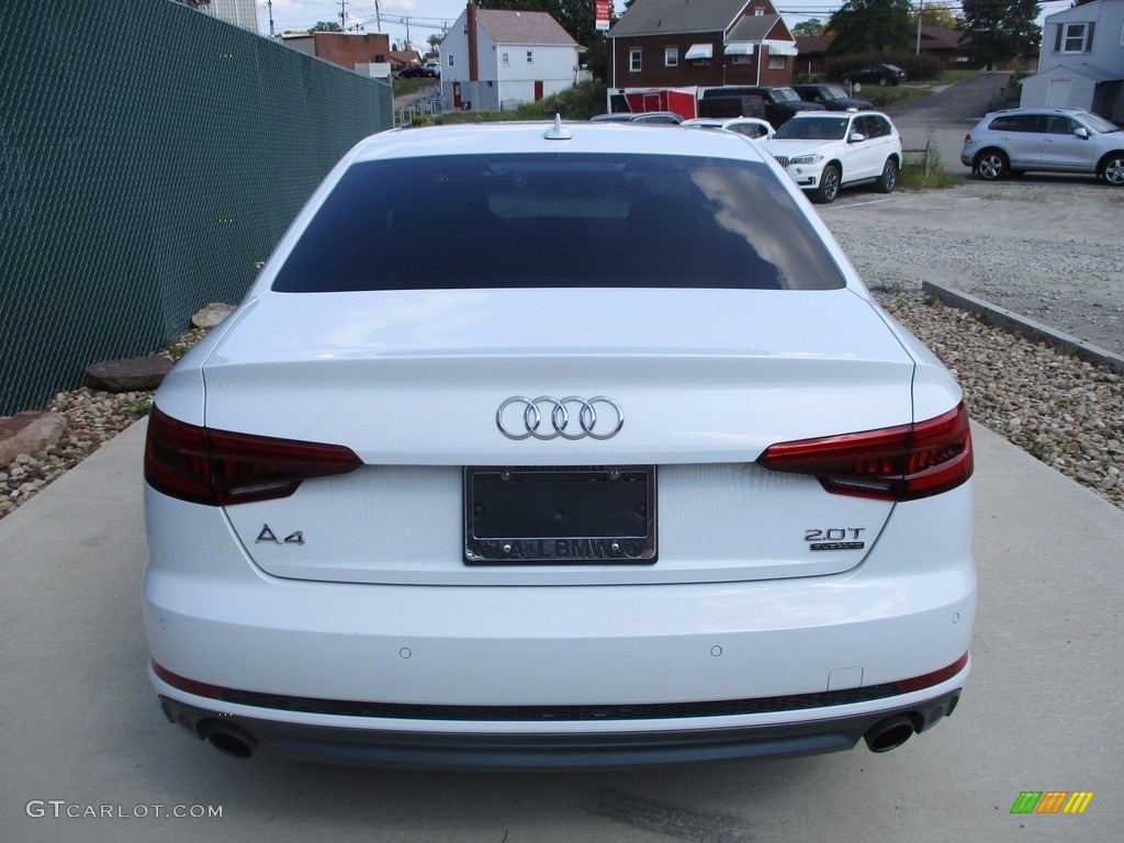 2017 A4 2.0T Premium Plus quattro - Ibis White / Nougat Brown photo #4