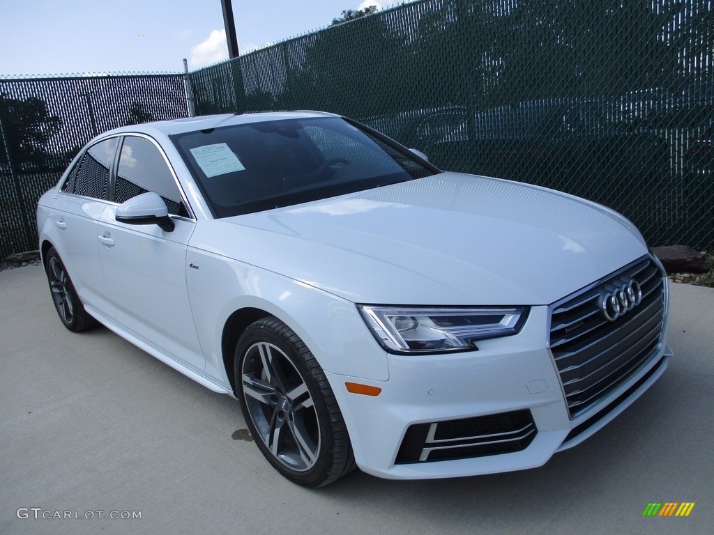 2017 A4 2.0T Premium Plus quattro - Ibis White / Nougat Brown photo #7