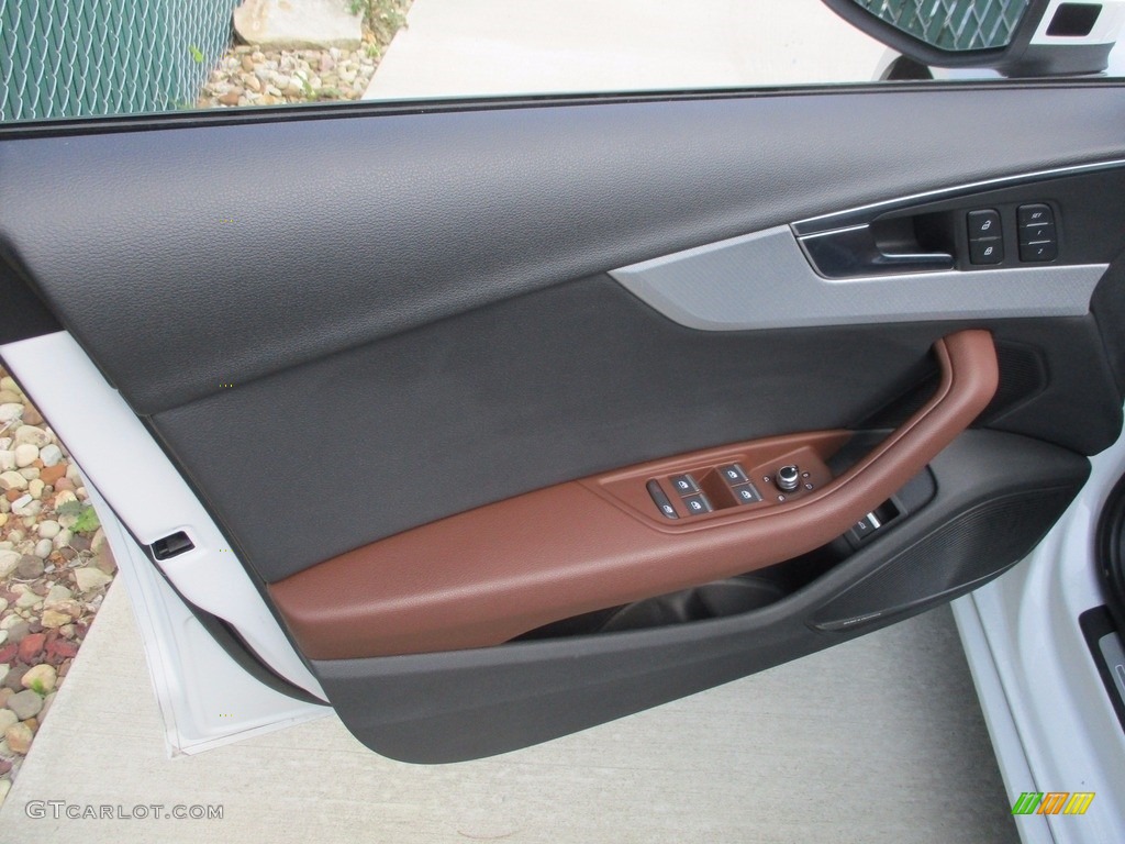 2017 A4 2.0T Premium Plus quattro - Ibis White / Nougat Brown photo #10