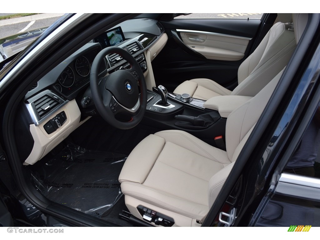 Venetian Beige/Black Interior 2017 BMW 3 Series 330i xDrive Sedan Photo #122831260