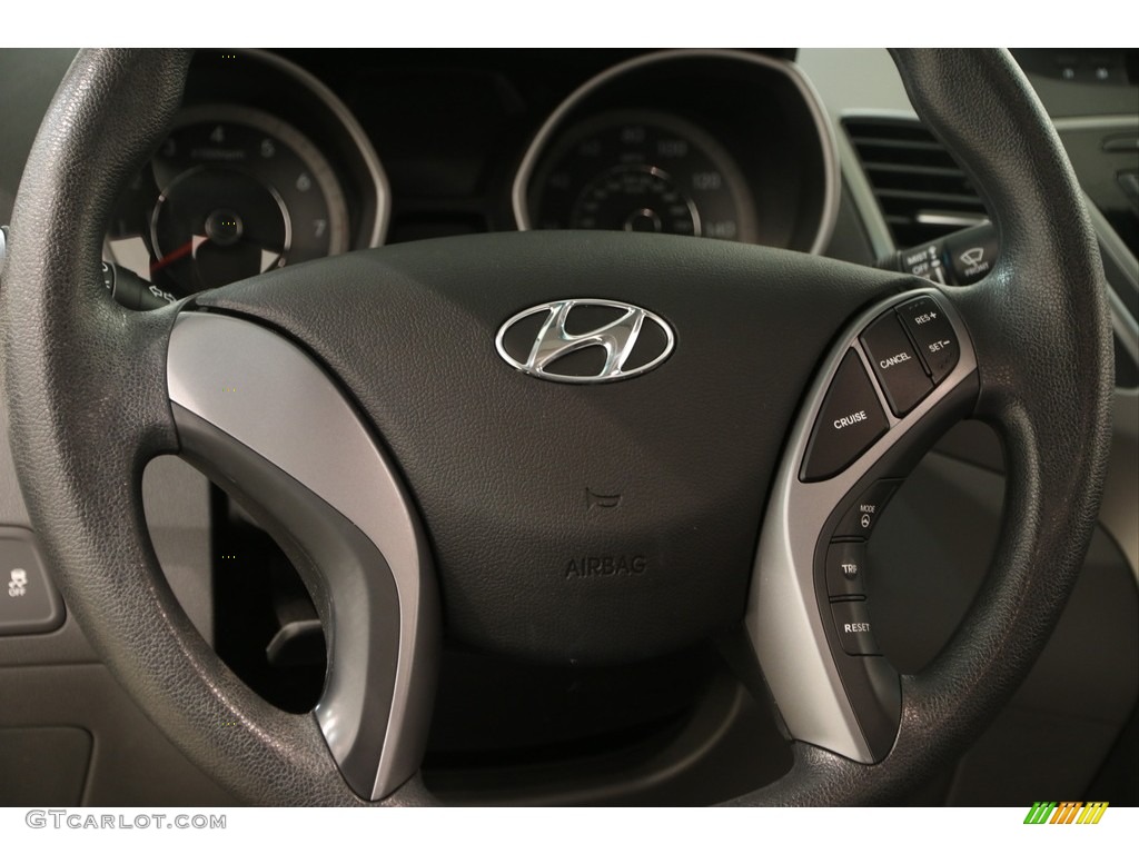 2015 Elantra SE Sedan - Black Diamond / Gray photo #7