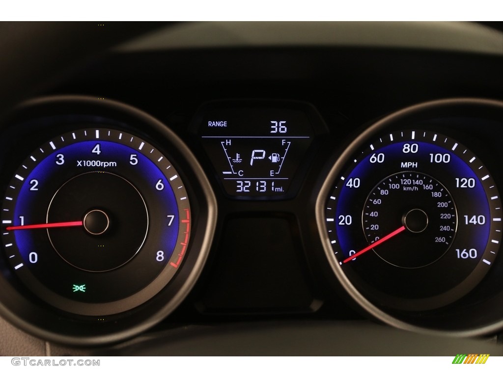 2015 Elantra SE Sedan - Black Diamond / Gray photo #8