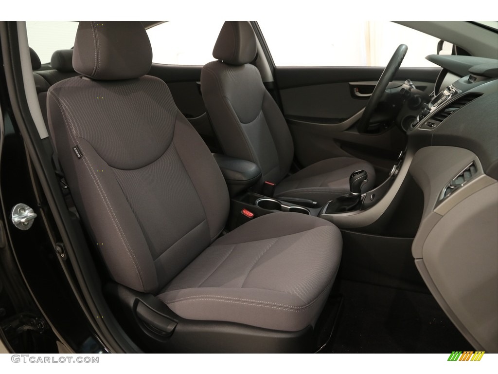 2015 Elantra SE Sedan - Black Diamond / Gray photo #12