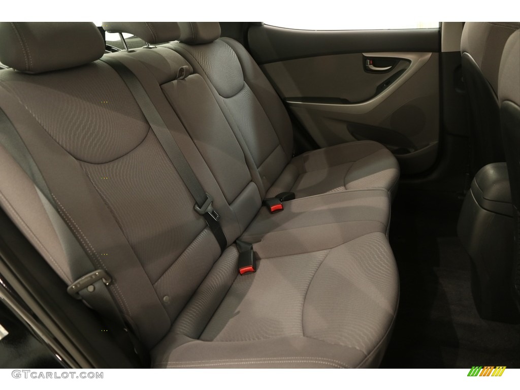 2015 Elantra SE Sedan - Black Diamond / Gray photo #13