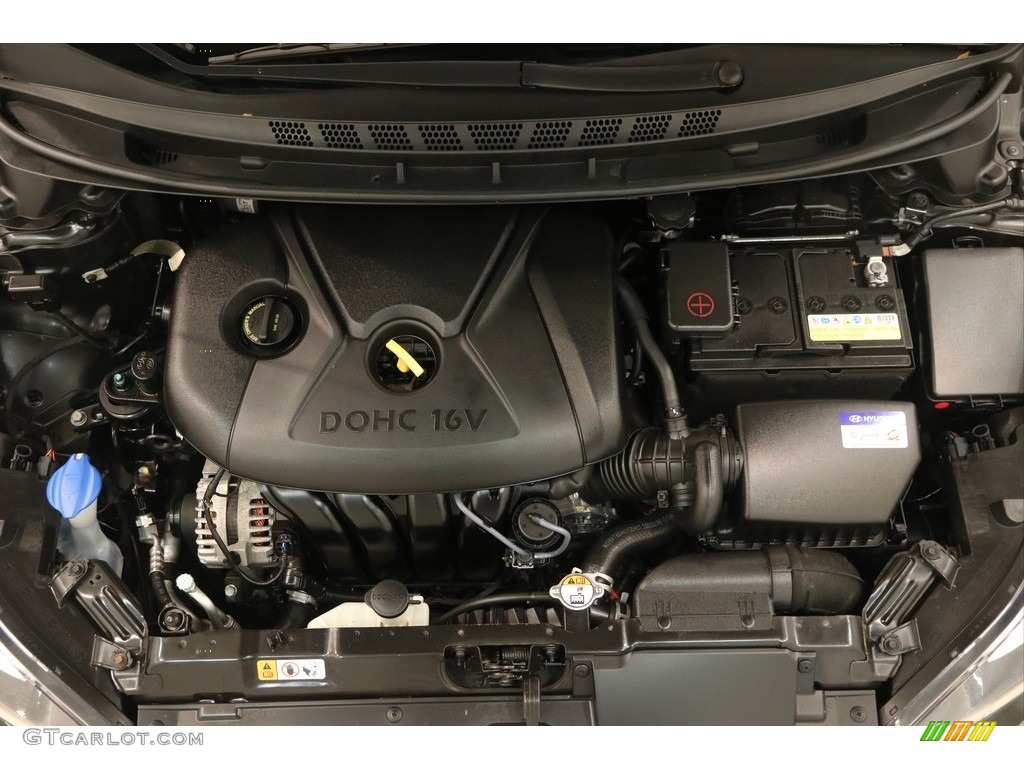 2015 Elantra SE Sedan - Black Diamond / Gray photo #16