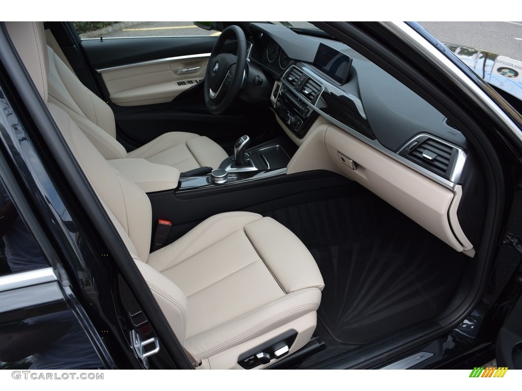 2017 3 Series 330i xDrive Sedan - Black Sapphire Metallic / Venetian Beige/Black photo #27
