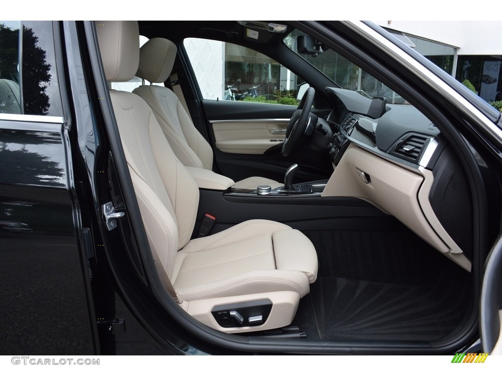 2017 3 Series 330i xDrive Sedan - Black Sapphire Metallic / Venetian Beige/Black photo #28