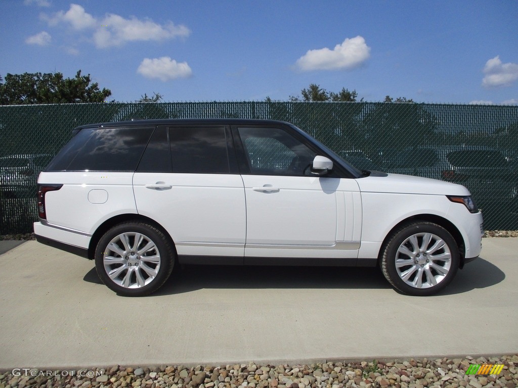 2017 Range Rover Supercharged - Fuji White / Ebony/Ebony photo #2