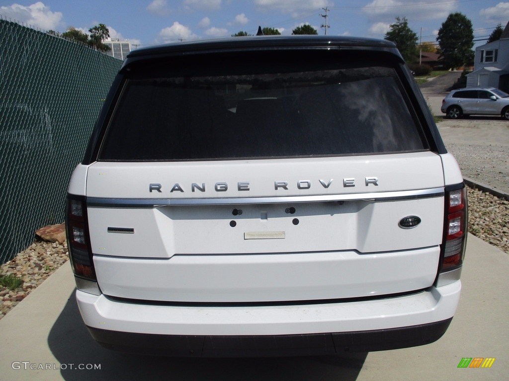 2017 Range Rover Supercharged - Fuji White / Ebony/Ebony photo #4