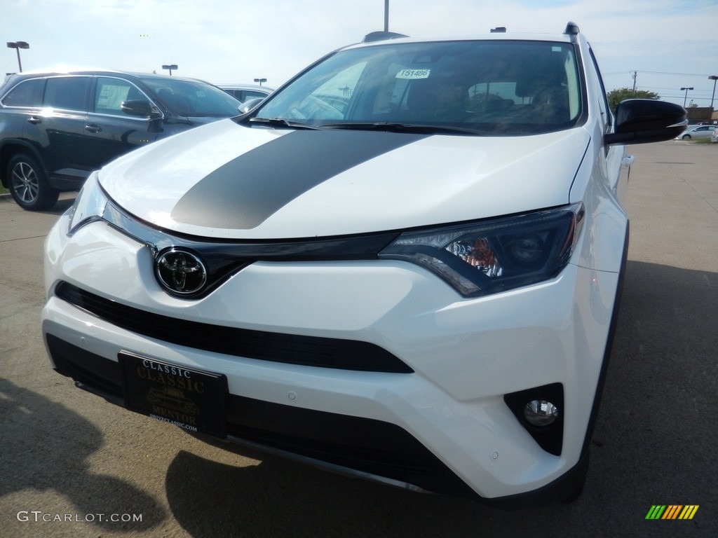 2018 RAV4 Adventure AWD - Super White / Black photo #1