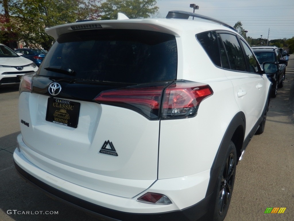 Super White 2018 Toyota RAV4 Adventure AWD Exterior Photo #122833534
