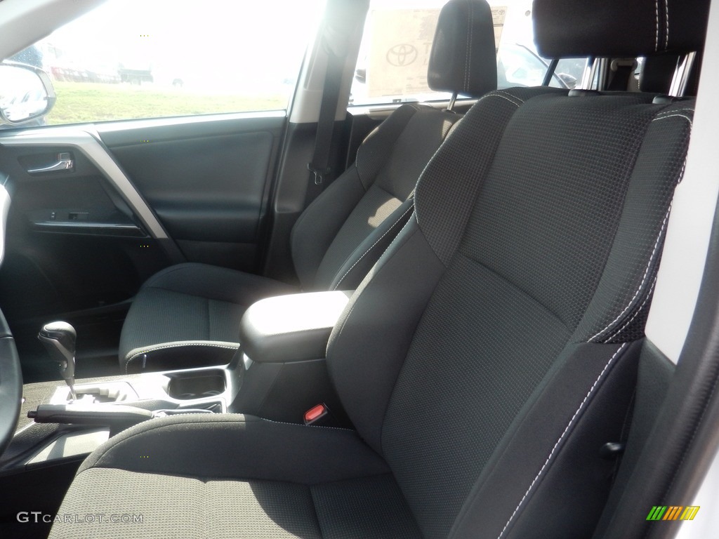 Black Interior 2018 Toyota RAV4 Adventure AWD Photo #122833564
