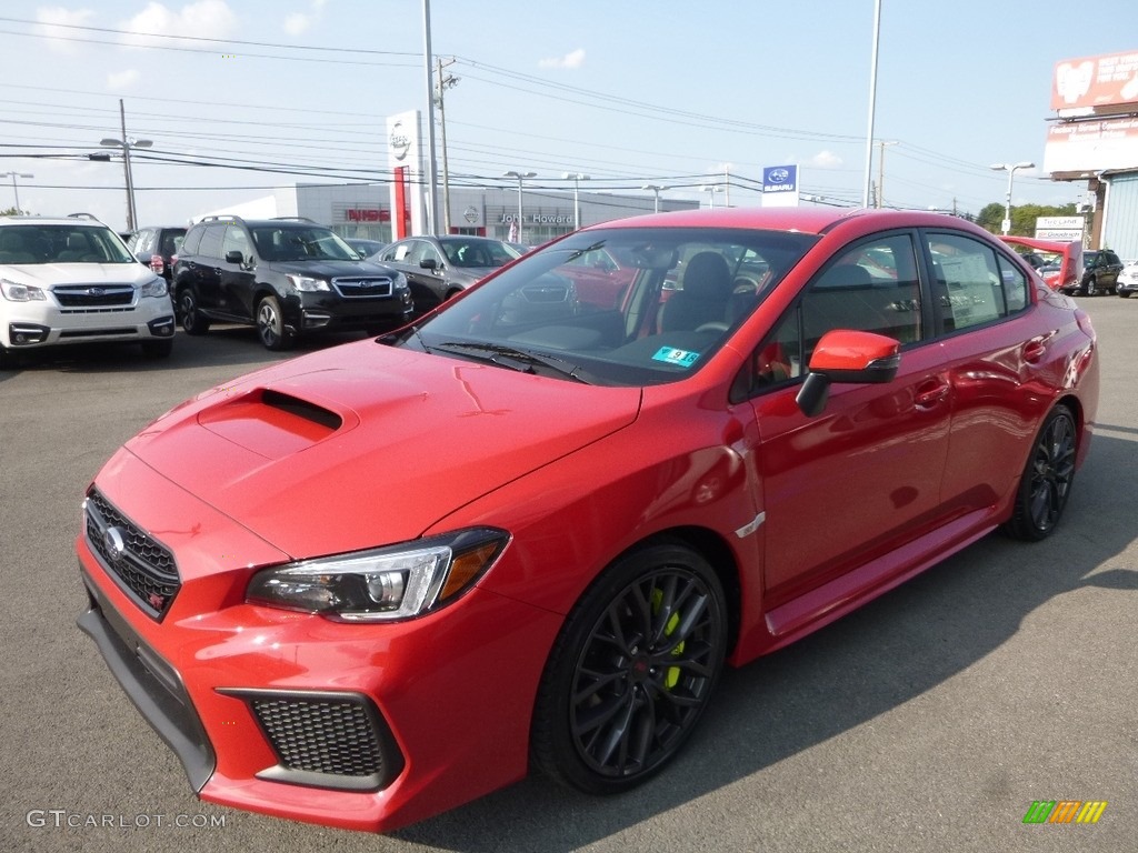 Pure Red 2018 Subaru WRX STI Exterior Photo #122835766