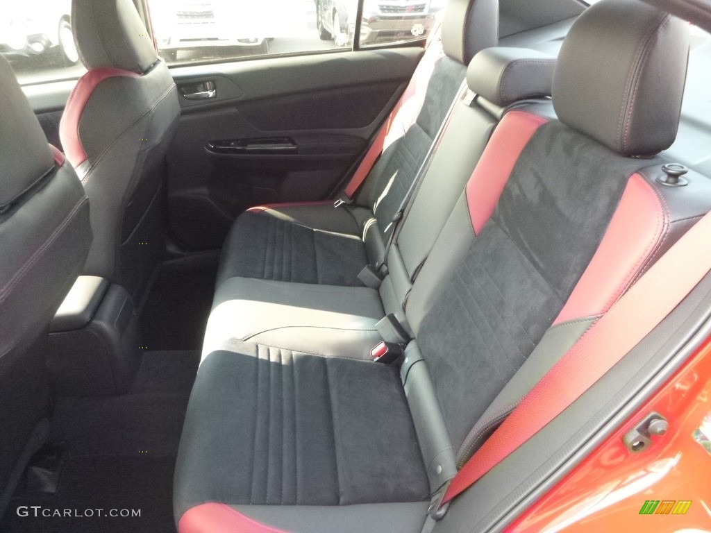 Carbon Black Interior 2018 Subaru WRX STI Photo #122835853