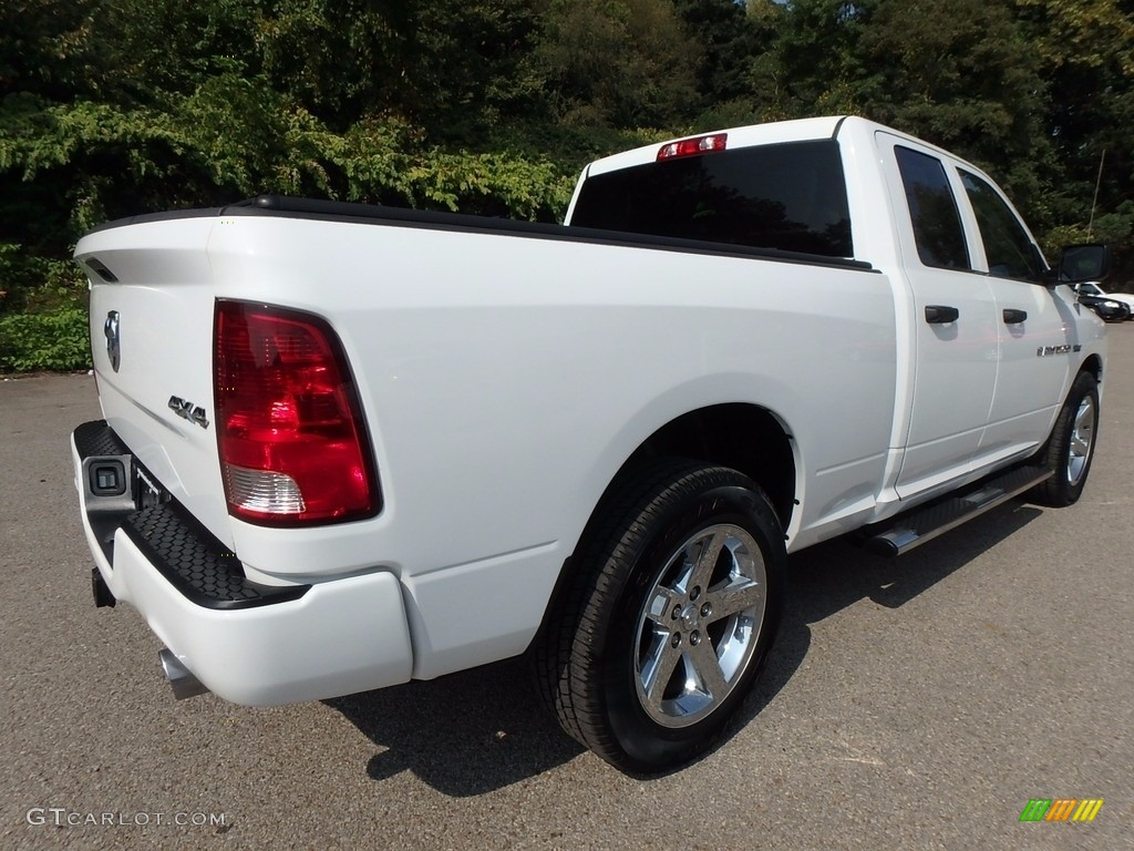 2012 Ram 1500 ST Quad Cab 4x4 - Bright White / Dark Slate Gray/Medium Graystone photo #2