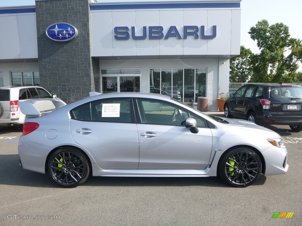 2018 WRX STI - Ice Silver Metallic / Carbon Black photo #3