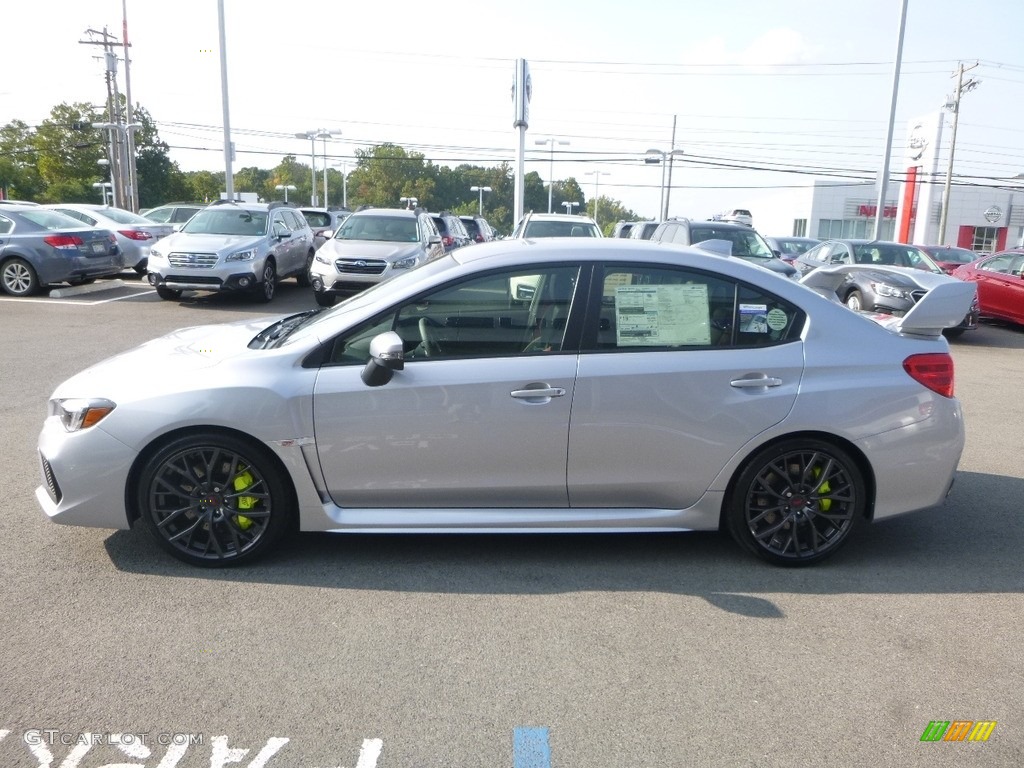 2018 WRX STI - Ice Silver Metallic / Carbon Black photo #7