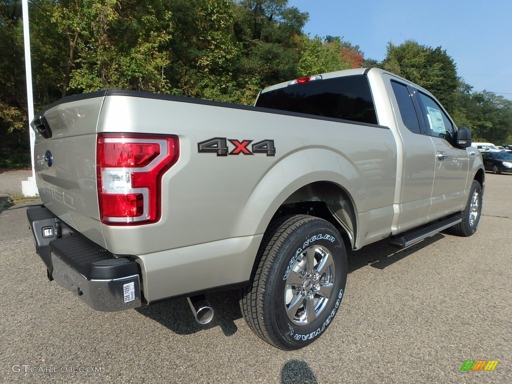 2018 F150 XLT SuperCab 4x4 - White Gold / Light Camel photo #2