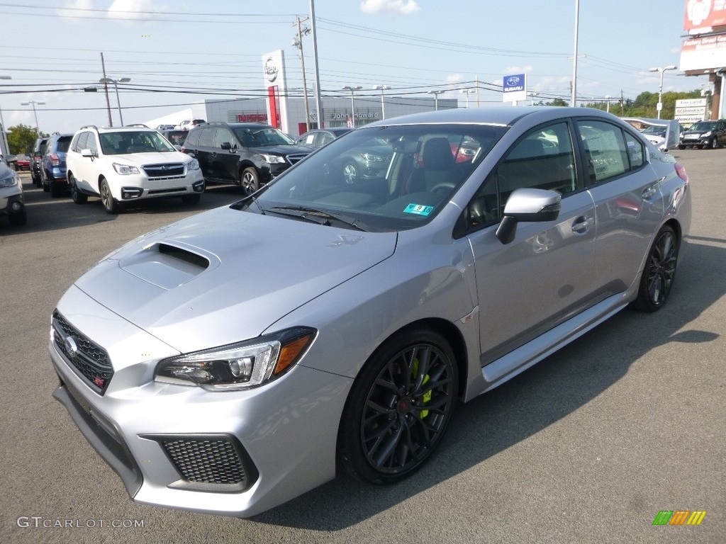 2018 WRX STI - Ice Silver Metallic / Carbon Black photo #8