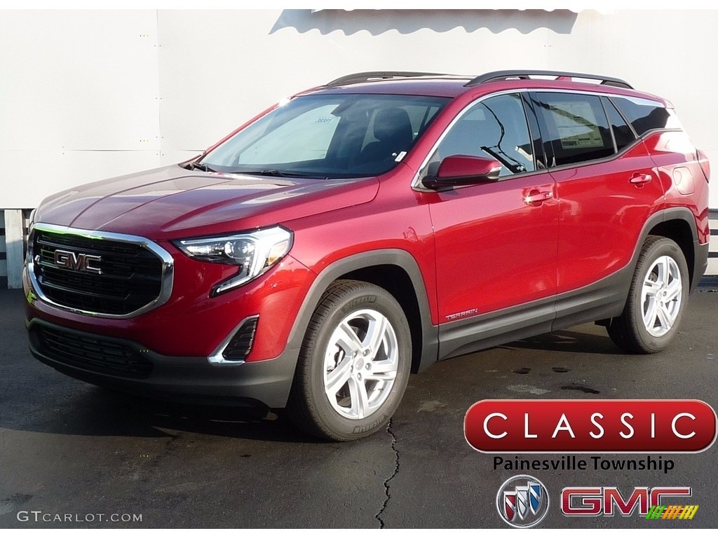 2018 Red Quartz Tintcoat GMC Terrain SLE AWD 122828960