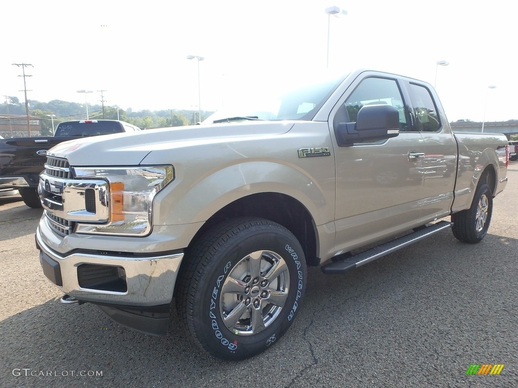 2018 F150 XLT SuperCab 4x4 - White Gold / Light Camel photo #6