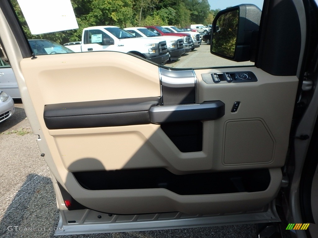 2018 F150 XLT SuperCab 4x4 - White Gold / Light Camel photo #13