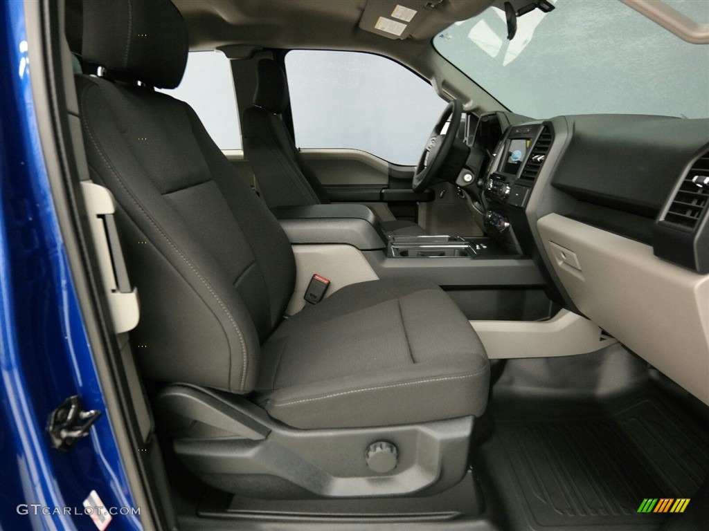 2017 F150 XL SuperCab 4x4 - Lightning Blue / Black photo #13