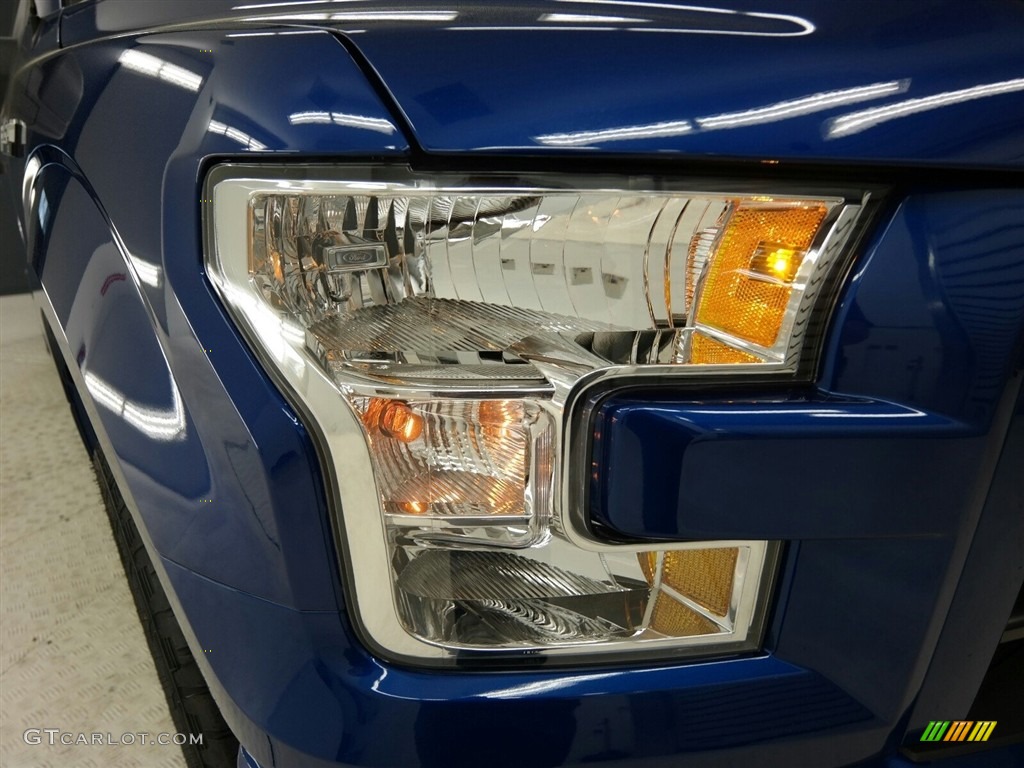 2017 F150 XL SuperCab 4x4 - Lightning Blue / Black photo #21