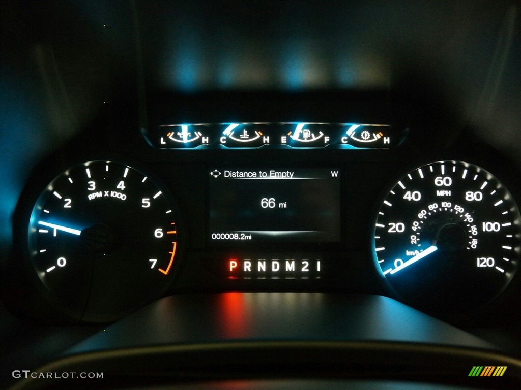 2017 F150 XL SuperCab 4x4 - Lightning Blue / Black photo #29