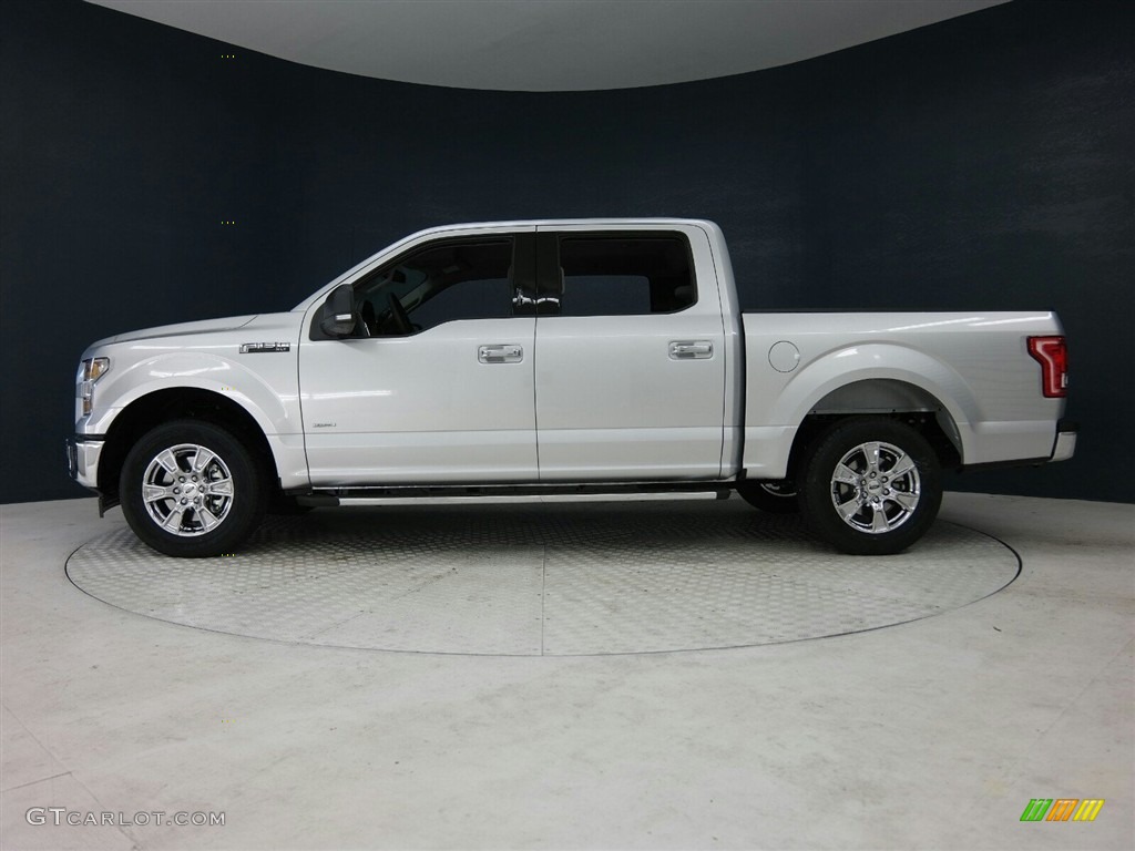 2017 F150 XLT SuperCrew - Ingot Silver / Earth Gray photo #4