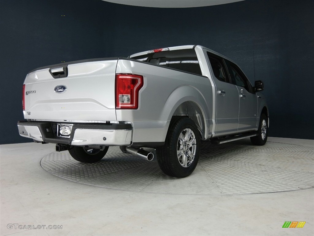 2017 F150 XLT SuperCrew - Ingot Silver / Earth Gray photo #7