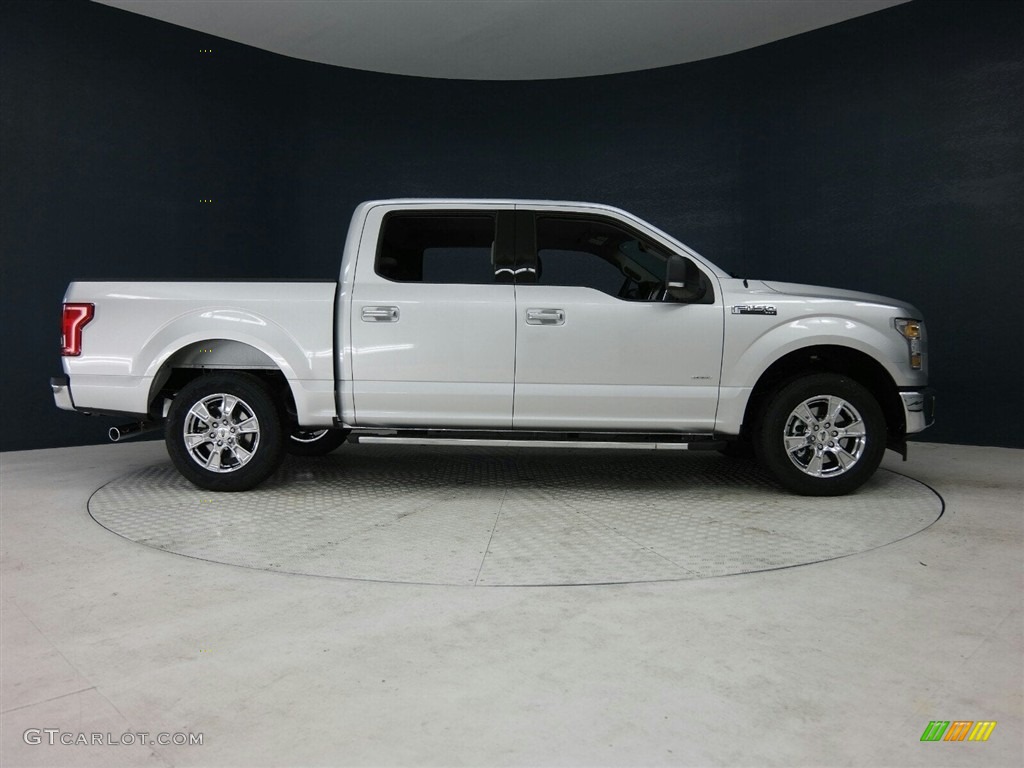 2017 F150 XLT SuperCrew - Ingot Silver / Earth Gray photo #8