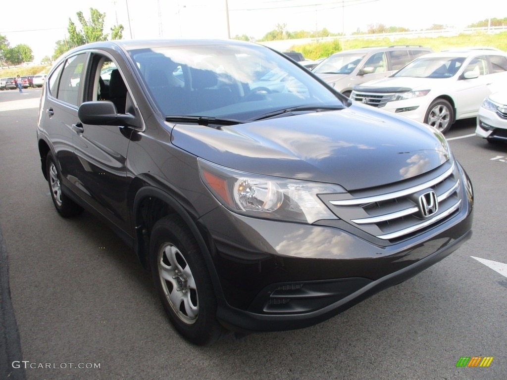 2014 CR-V LX AWD - Urban Titanium Metallic / Black photo #7