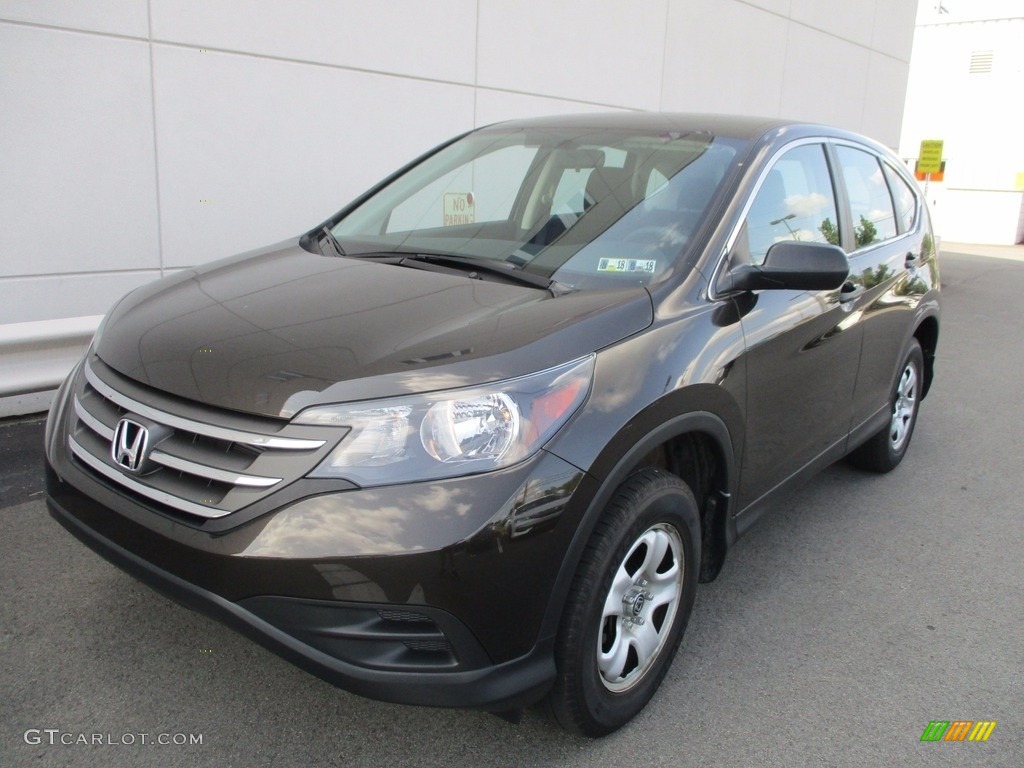 2014 CR-V LX AWD - Urban Titanium Metallic / Black photo #9