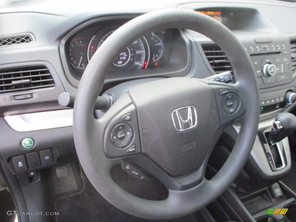 2014 CR-V LX AWD - Urban Titanium Metallic / Black photo #13