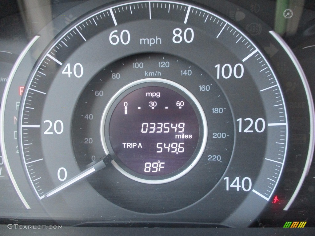 2014 CR-V LX AWD - Urban Titanium Metallic / Black photo #20