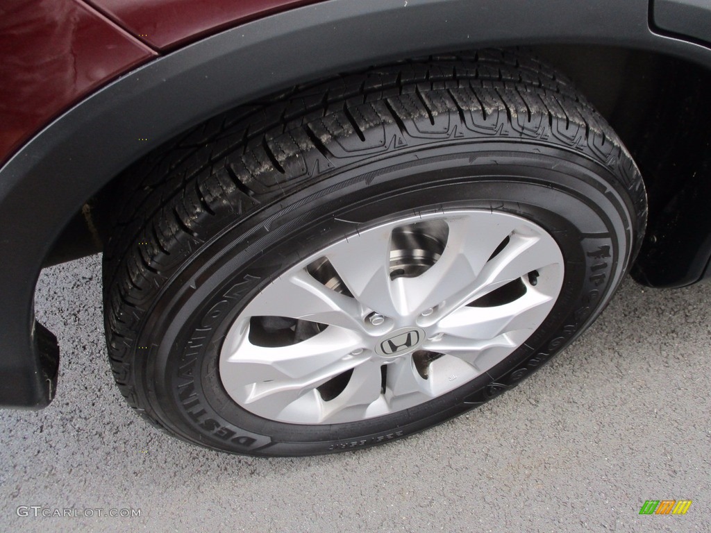 2014 CR-V EX AWD - Basque Red Pearl II / Beige photo #6