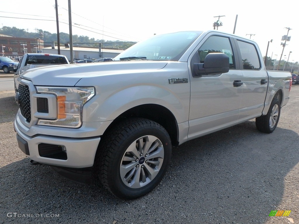 2018 F150 STX SuperCrew 4x4 - Ingot Silver / Black photo #7