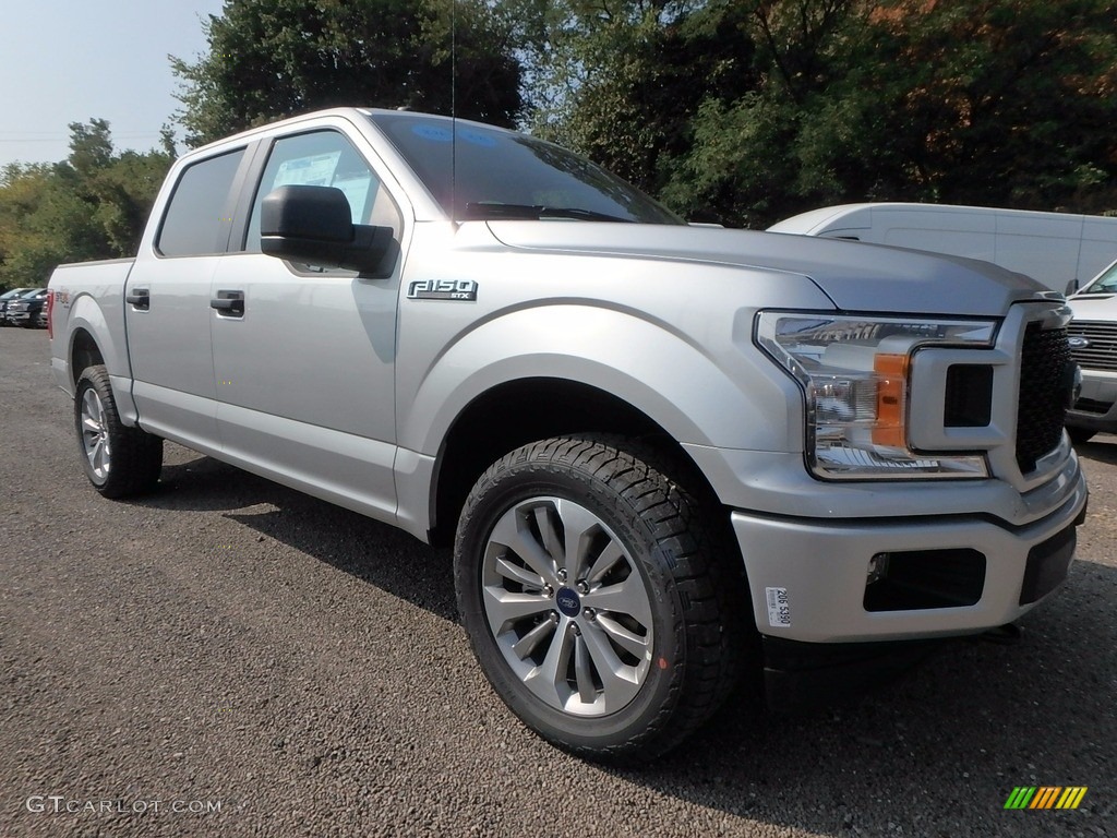 2018 F150 STX SuperCrew 4x4 - Ingot Silver / Black photo #9