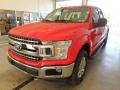 2018 Race Red Ford F150 XLT SuperCab 4x4  photo #4