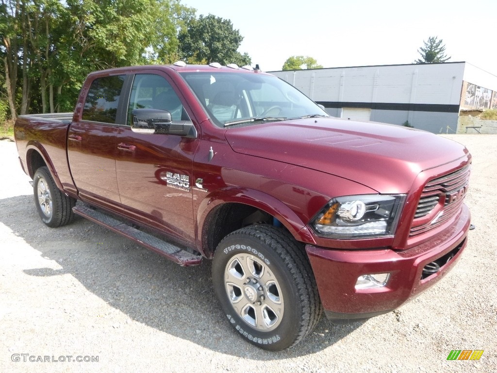 Delmonico Red Pearl 2018 Ram 2500 Laramie Crew Cab 4x4 Exterior Photo #122842954