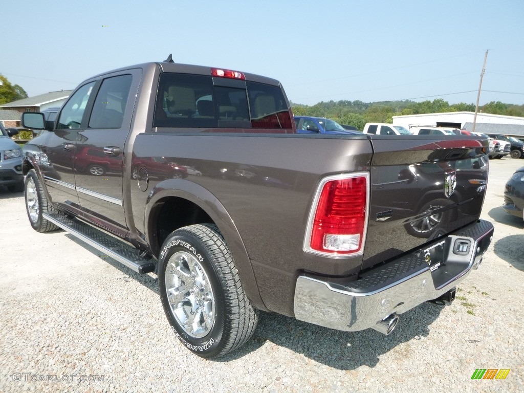 2018 1500 Laramie Crew Cab 4x4 - Walnut Brown Metallic / Canyon Brown/Light Frost Beige photo #3