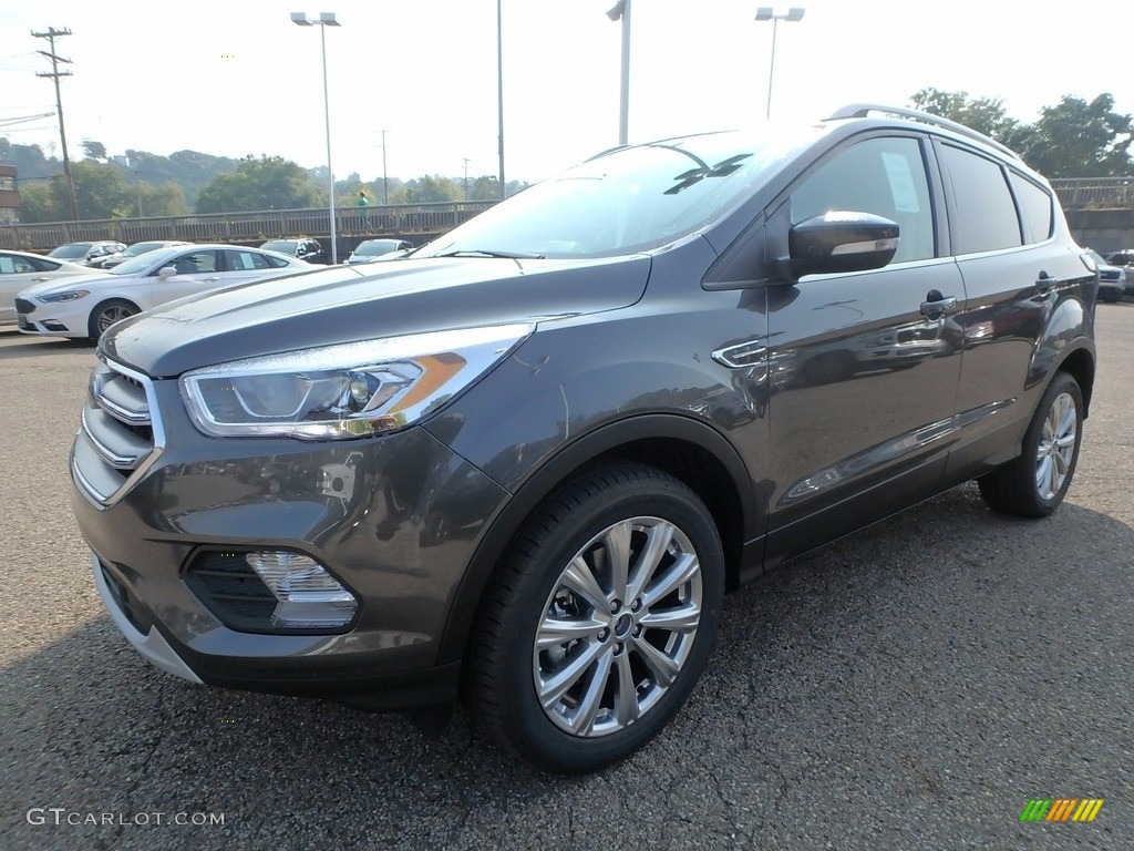 2017 Escape Titanium 4WD - Magnetic / Charcoal Black photo #6