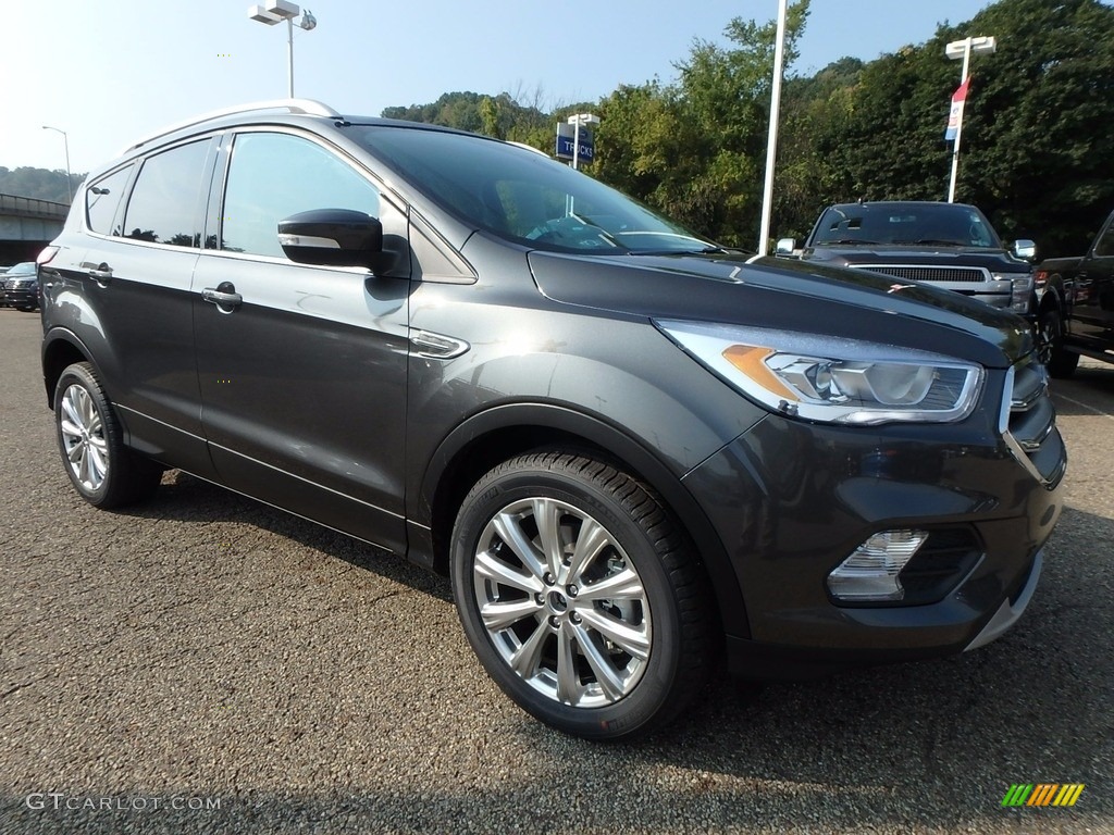 2017 Escape Titanium 4WD - Magnetic / Charcoal Black photo #8